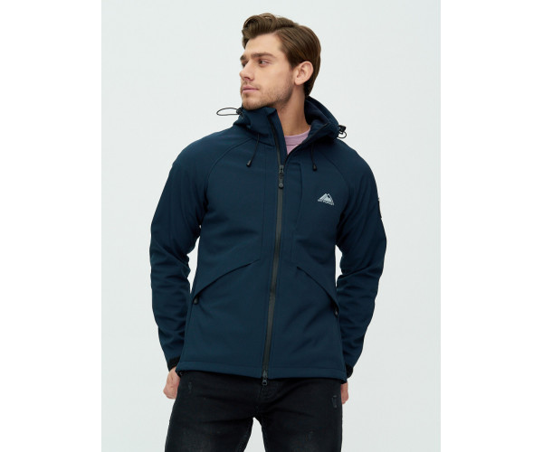 Ветровка мужская  темно-синего цвета 2105TS