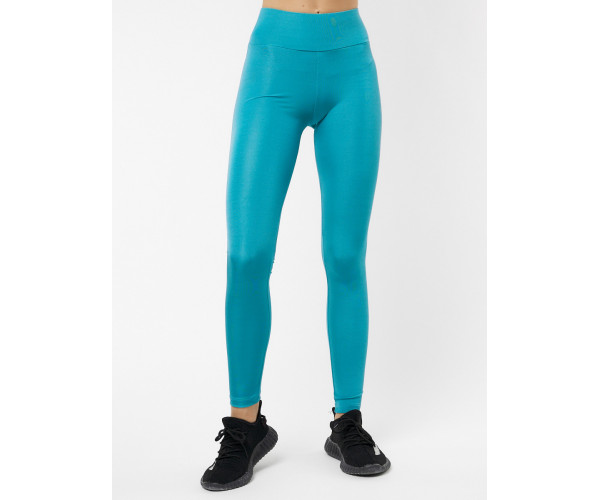 Леггинсы женские бирюзового цвета 22092Br