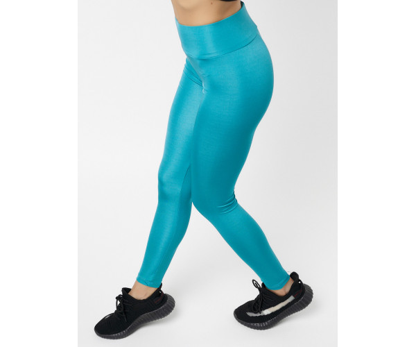 Леггинсы женские бирюзового цвета 22092Br