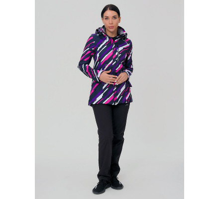 Костюм женский softshell фиолетового цвета 01923-1F