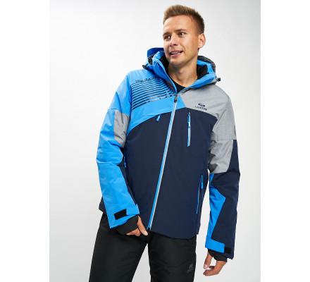 Горнолыжная куртка мужская синего цвета 77019S