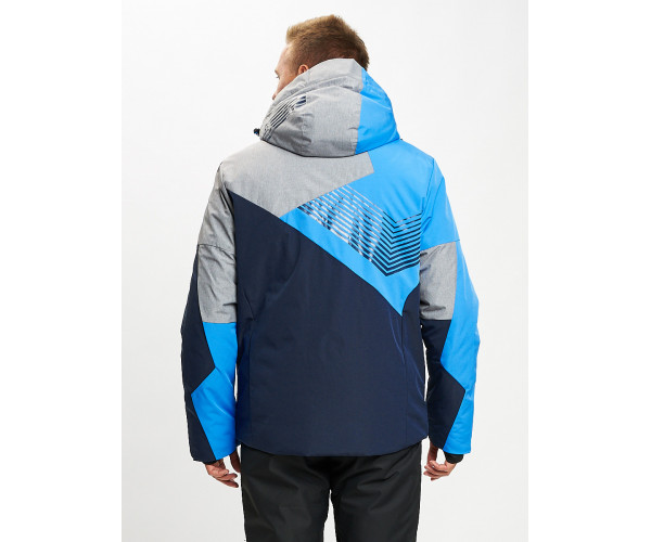 Горнолыжная куртка мужская синего цвета 77019S