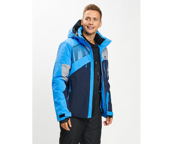 Горнолыжная куртка мужская синего цвета 77019S