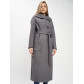 Пальто демисезонное серого цвета 42107Sr