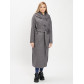 Пальто демисезонное серого цвета 42107Sr