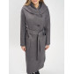 Пальто демисезонное серого цвета 42107Sr