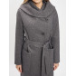Пальто демисезонное серого цвета 42107Sr