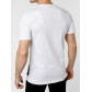 Мужская футболка с надписью белого цвета 221109Bl