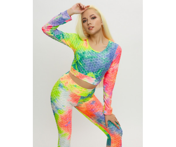 Костюм для фитнеса женский хаки цвета 2007Sl