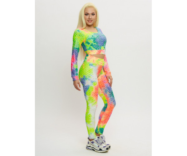 Костюм для фитнеса женский хаки цвета 2007Sl