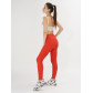 Леггинсы женские красного цвета 1165Kr