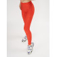 Леггинсы женские красного цвета 1165Kr