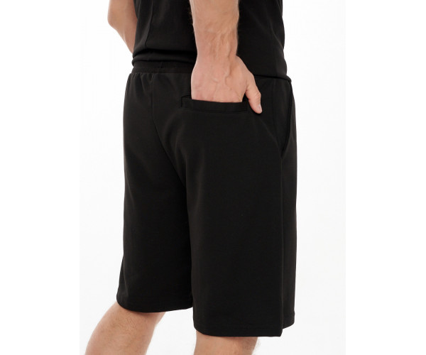 Костюм шорты и футболка черного цвета 9182Ch