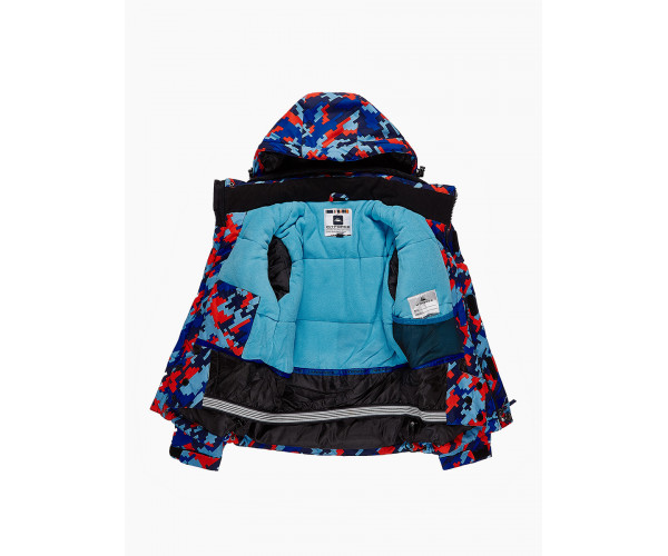 Подростковая для девочки зимняя горнолыжная куртка красного цвета 1774Kr