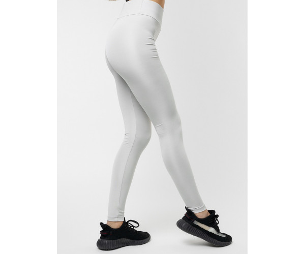 Леггинсы женские светло-серого цвета 22092SS