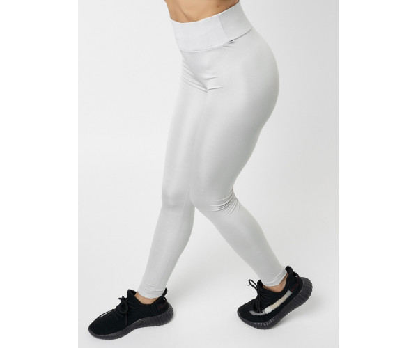 Леггинсы женские светло-серого цвета 22092SS