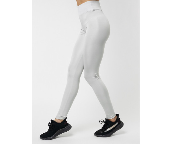 Леггинсы женские светло-серого цвета 22092SS