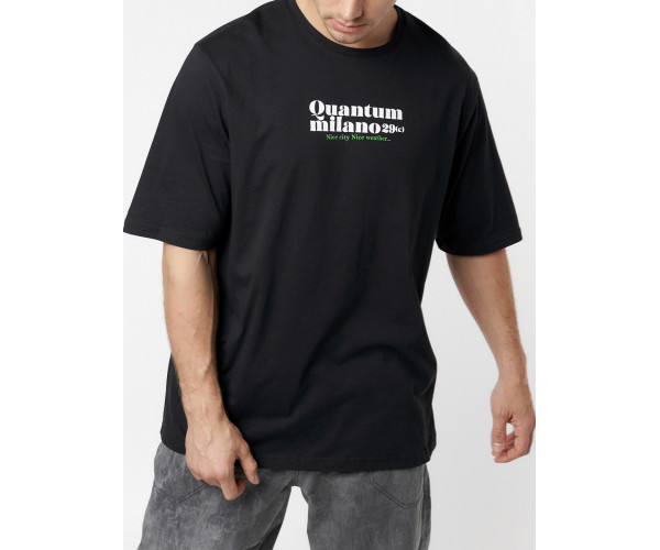 Футболка оверсайз черного цвета 224023Ch