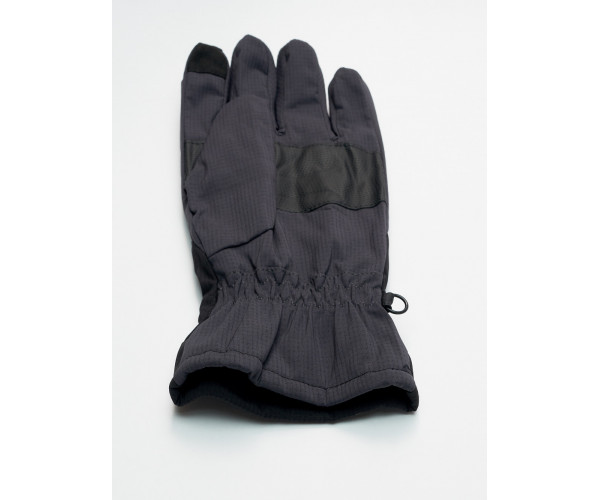 Горнолыжные перчатки мужские темно-серого цвета 607TC