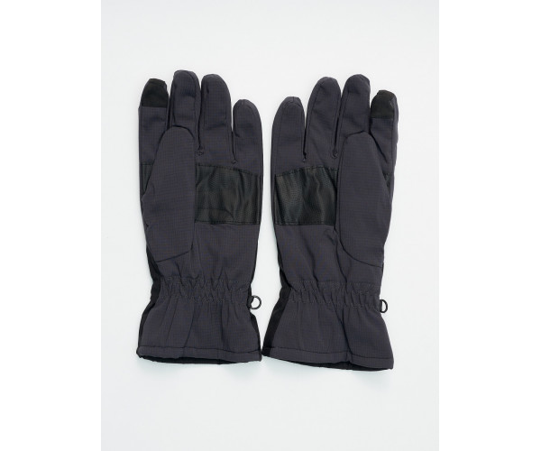 Горнолыжные перчатки мужские темно-серого цвета 607TC