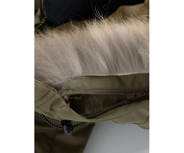 Парка зимняя Valianly для мальчика хаки цвета 90431Kh