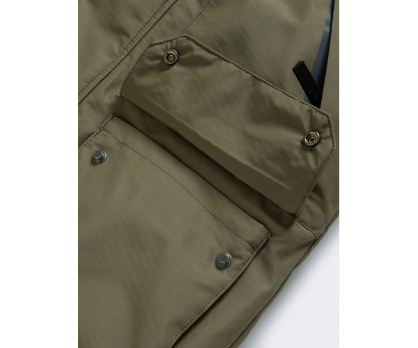 Парка зимняя Valianly для мальчика хаки цвета 90431Kh