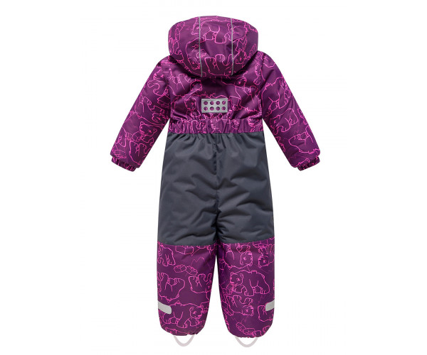 Детский зимний комбинезон фиолетового цвета 9024F