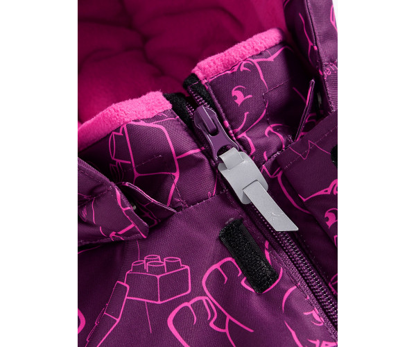 Детский зимний комбинезон фиолетового цвета 9024F