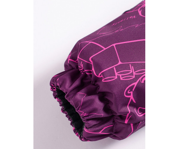 Детский зимний комбинезон фиолетового цвета 9024F