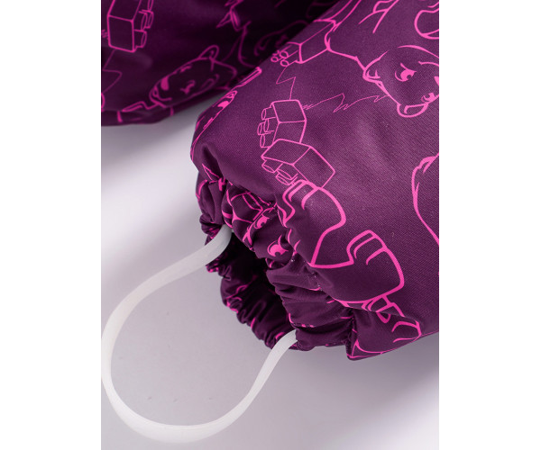 Детский зимний комбинезон фиолетового цвета 9024F