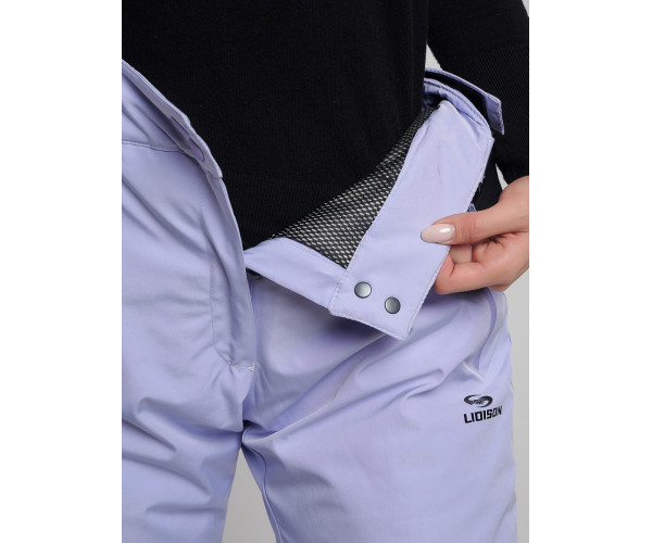 Горнолыжный костюм женский фиолетового цвета 77038F