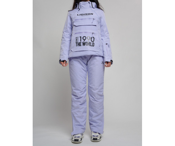 Горнолыжный костюм женский фиолетового цвета 77038F