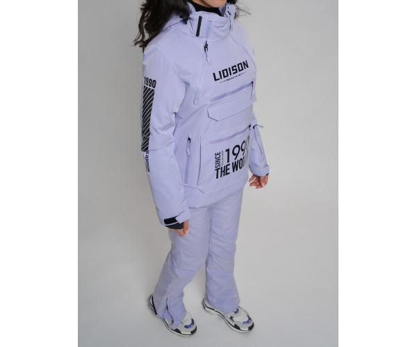 Горнолыжный костюм женский фиолетового цвета 77038F