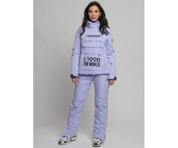 Горнолыжный костюм женский фиолетового цвета 77038F