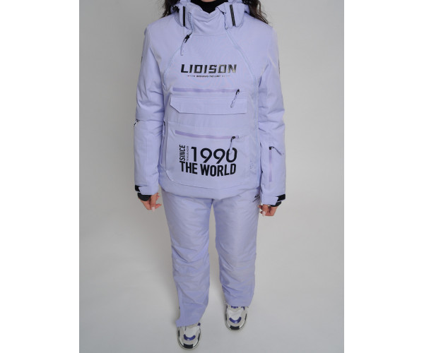 Горнолыжный костюм женский фиолетового цвета 77038F