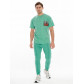 Костюм джоггеры с футболкой салатового цвета 9181Sl