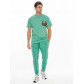 Костюм джоггеры с футболкой салатового цвета 9181Sl