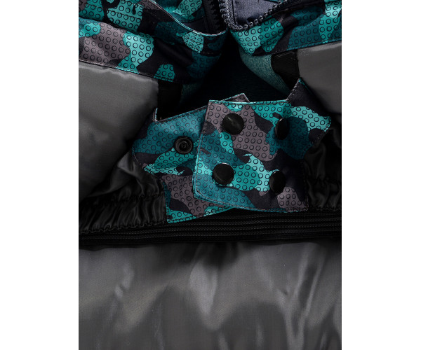 Горнолыжный костюм Valianly для мальчика темно-зеленого цвета 9015TZ