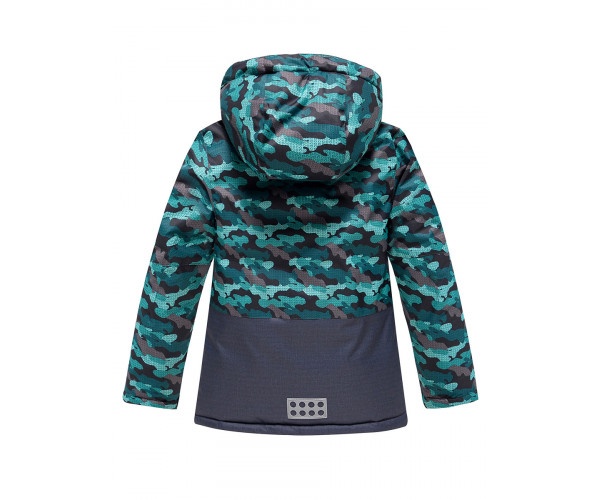 Горнолыжный костюм Valianly для мальчика темно-зеленого цвета 9015TZ