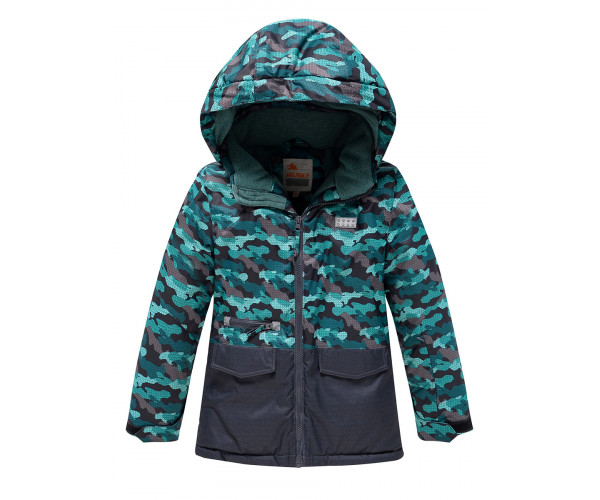 Горнолыжный костюм Valianly для мальчика темно-зеленого цвета 9015TZ