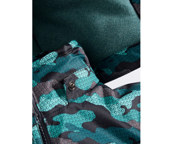 Горнолыжный костюм Valianly для мальчика темно-зеленого цвета 9015TZ