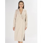 Пальто демисезонное бежевого цвета 42105B