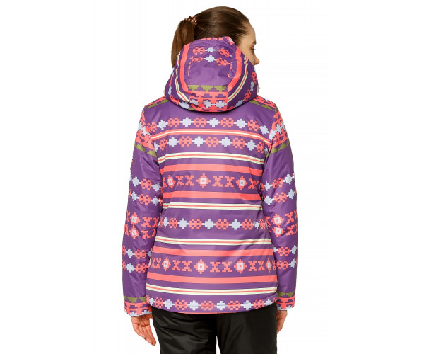 Костюм горнолыжный женский фиолетового цвета 01795F