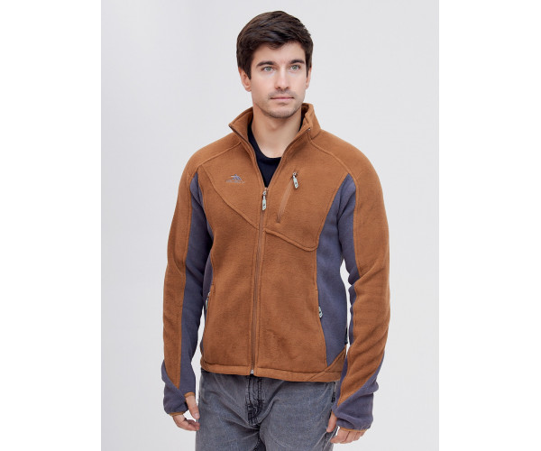 Толстовка утепленная Valianly коричневого цвета 92600K