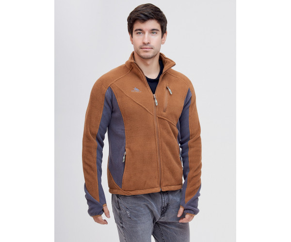 Толстовка утепленная Valianly коричневого цвета 92600K