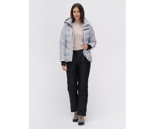 Горнолыжная куртка  серого цвета 2081Sr