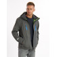 Ветровка мужская серого цвета 776Sr