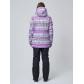 Женская зимняя горнолыжная куртка фиолетового цвета 1937F