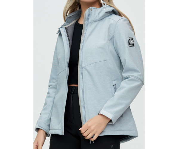 Костюм женский  светло-серого цвета 02035SS