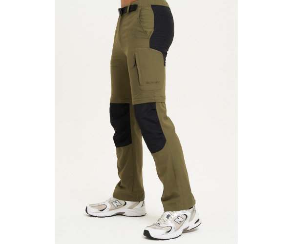Спортивные брюки и шорты Valianly мужские цвета хаки 93438Kh